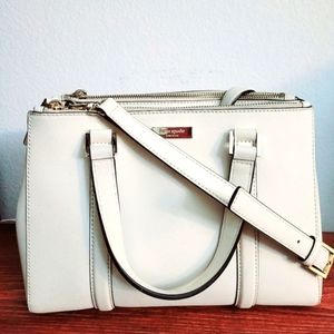 Kate Spade Handbag White Newbury Lane Crossbody